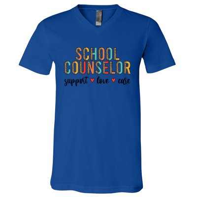 School Counselor Appreciation School Counseling Week Gift V-Neck T-Shirt