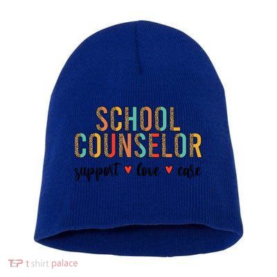 School Counselor Appreciation School Counseling Week Gift Short Acrylic Beanie