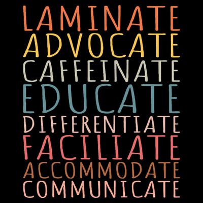 Sped Caffeinate Advocate Laminate Educate Teacher T-Shirt