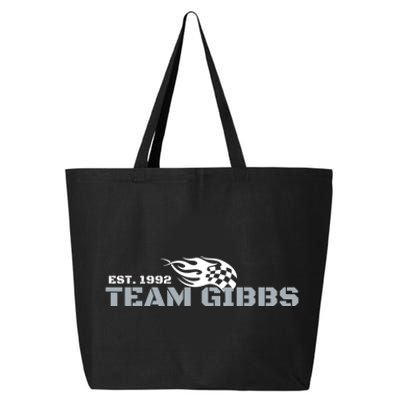 Stock Car Auto Racing Team Gibbs Est 1992 Novelty Athletic Gift 25L Jumbo Tote