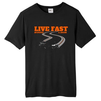 Stock Car Auto Racing Team Live Fast Novelty Athletic Meaningful Gift Tall Fusion ChromaSoft Performance T-Shirt