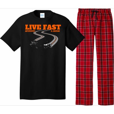 Stock Car Auto Racing Team Live Fast Novelty Athletic Meaningful Gift Pajama Set