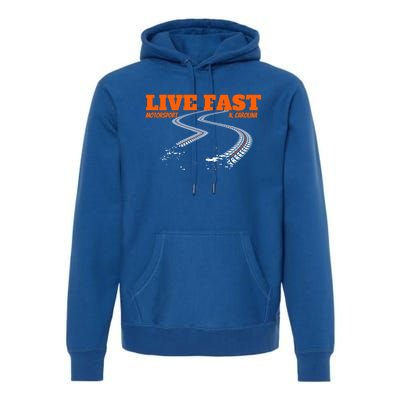 Stock Car Auto Racing Team Live Fast Novelty Athletic Meaningful Gift Premium Hoodie