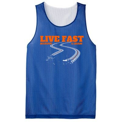 Stock Car Auto Racing Team Live Fast Novelty Athletic Meaningful Gift Mesh Reversible Basketball Jersey Tank