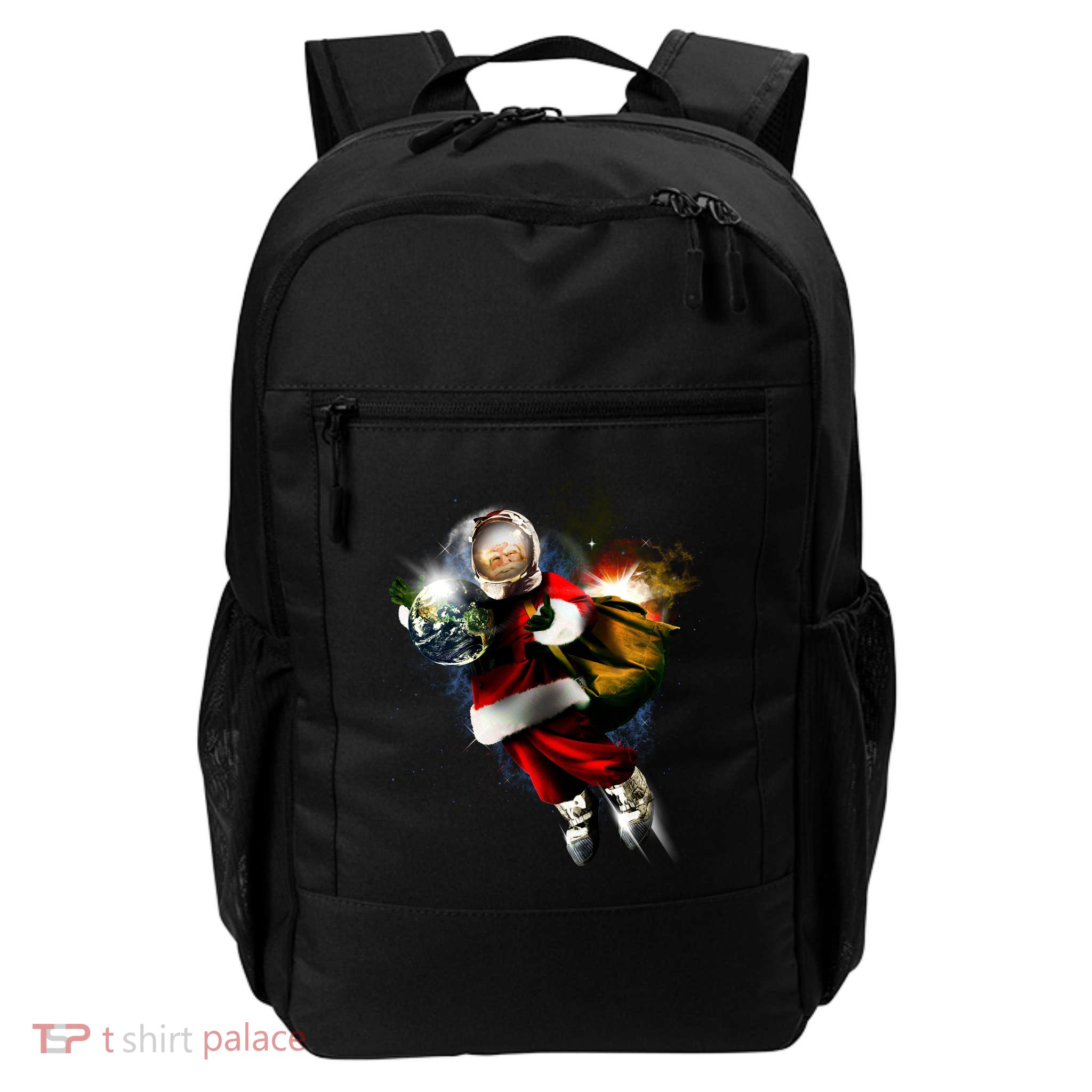 Santa Claus Astronaut In Space Backpack