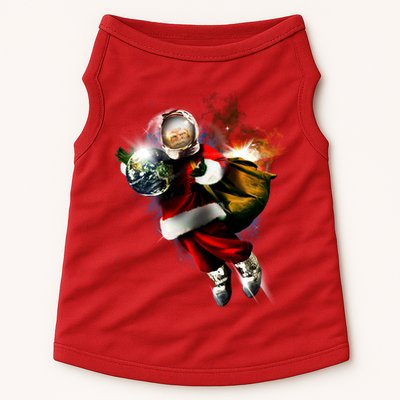 Santa Claus Astronaut In Space Doggie Tank