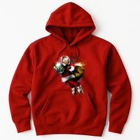 Santa Claus Astronaut In Space Hoodie
