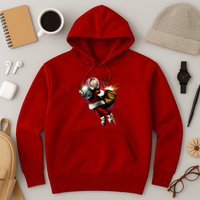 Santa Claus Astronaut In Space Hoodie
