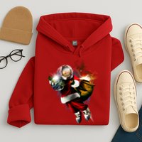 Santa Claus Astronaut In Space Hoodie