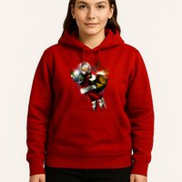 Santa Claus Astronaut In Space Hoodie