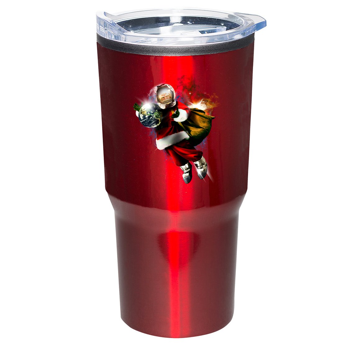 Santa Claus Astronaut In Space Tumbler