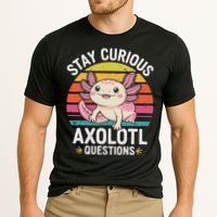 Stay Curious Axolotl Questions Performance Shirt