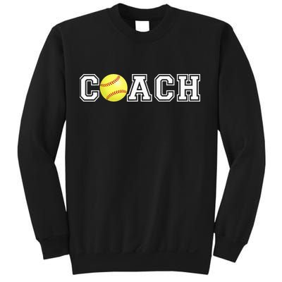 Softball Coach Athletic Sports Classic Retro Collegiate Sweatshirt