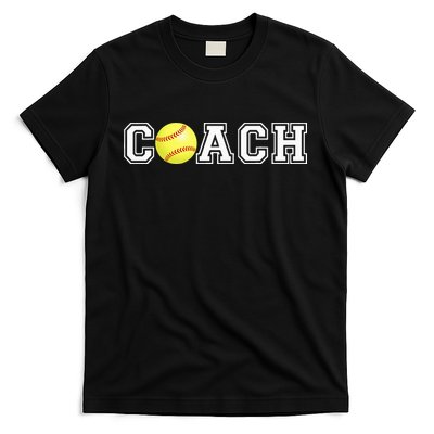 Softball Coach Athletic Sports Classic Retro Collegiate T-Shirt