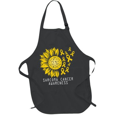 Sarcoma Cancer Awareness Sunflower Yellow Ribbon Sarcoma Apron