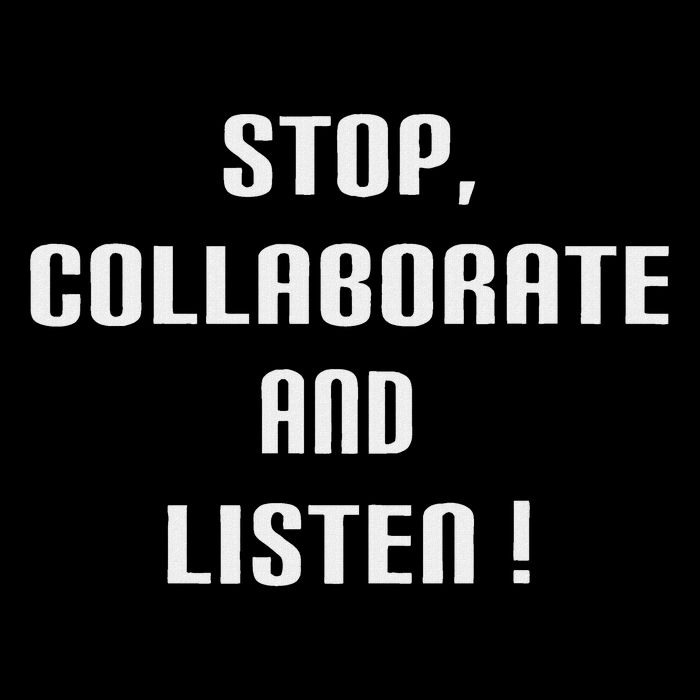 Stop, Collaborate And Listen Ice Ice Baby 90's Retro Flat Bill Trucker Hat