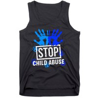 Stop Child Abuse Child Abuse Prevention awareness Tank Top