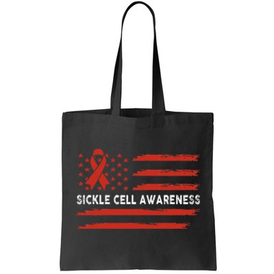 Sickle Cell Awareness Flag Sickle Cell Warrior Tote Bag