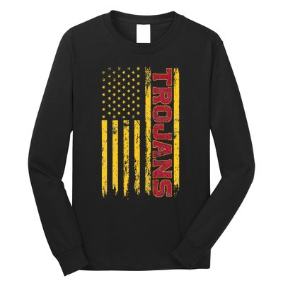 Southern California America Flag Long Sleeve Shirt