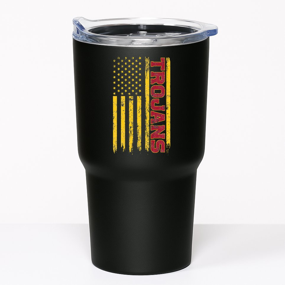 Southern California America Flag Tumbler