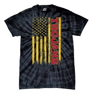 Southern California America Flag Tie-Dye T-Shirt