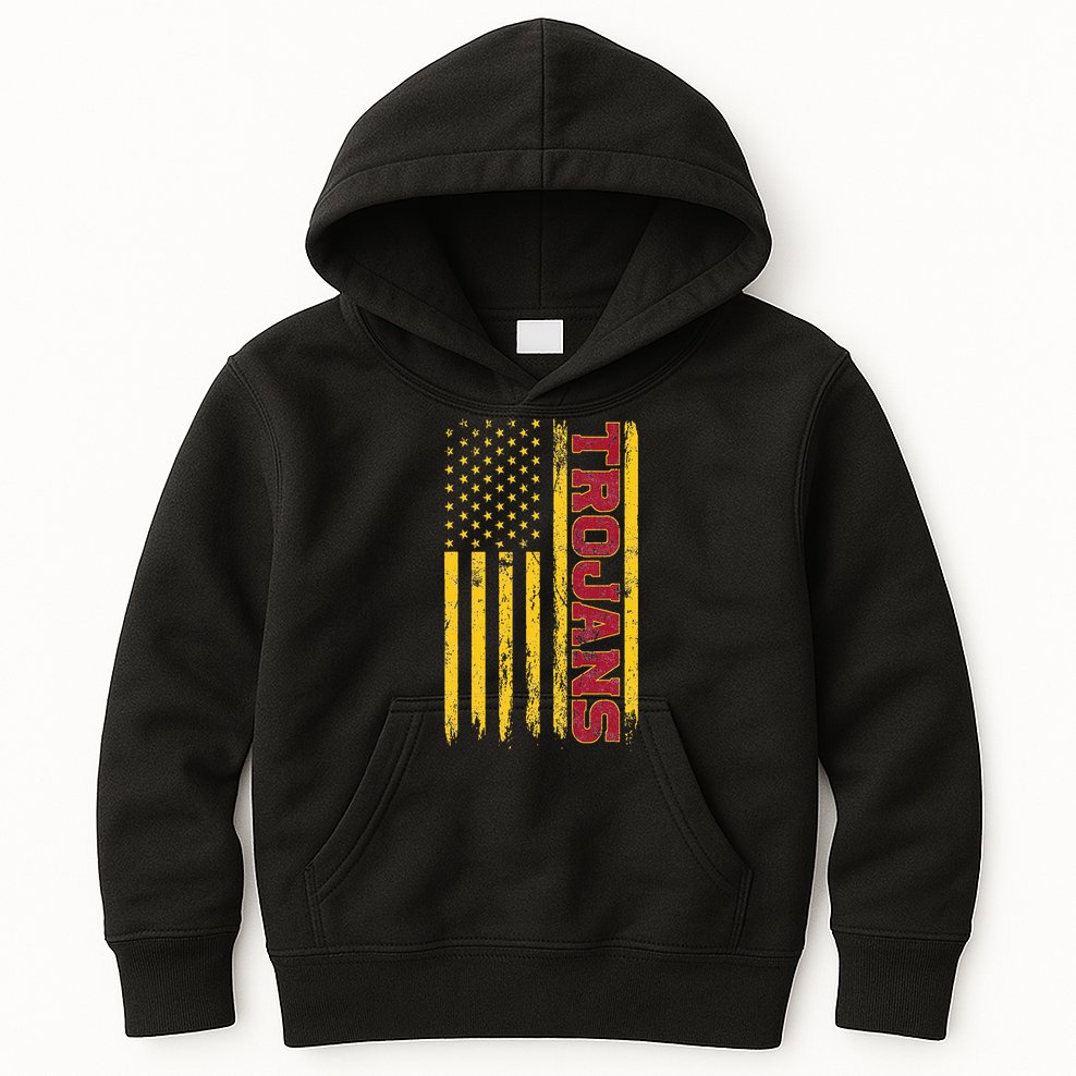 Southern California America Flag Kids Hoodie