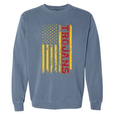 Southern California America Flag Garment-Dyed Sweatshirt