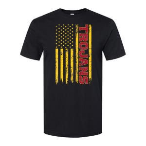 Southern California America Flag Softstyle CVC T-Shirt