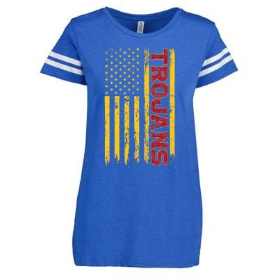 Southern California America Flag Enza Ladies Jersey Football T-Shirt