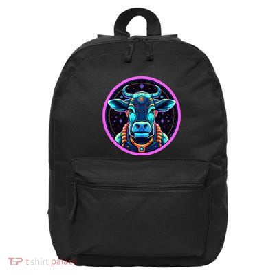Space Cow Astronaut Funny Cosmic Galaxy Animals 16 in Basic Backpack