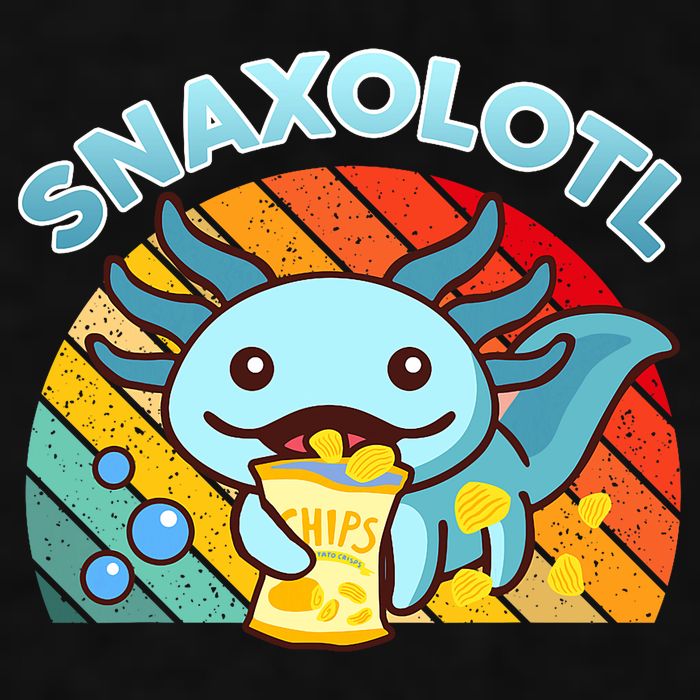 Snaxolotl Cute Axolotl- I Axolotl Questions Funny Ladies PosiCharge Tri-Blend Wicking Tank
