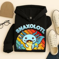 Snaxolotl Cute Axolotl- I Axolotl Questions Funny Hoodie
