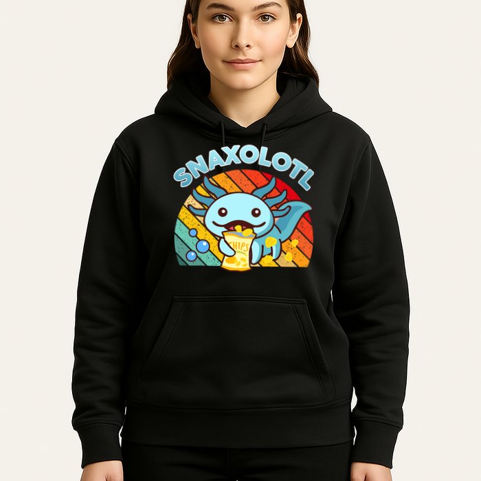 Snaxolotl Cute Axolotl- I Axolotl Questions Funny Hoodie