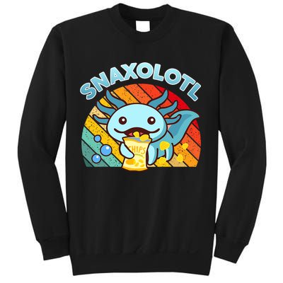 Snaxolotl Cute Axolotl- I Axolotl Questions Funny Sweatshirt