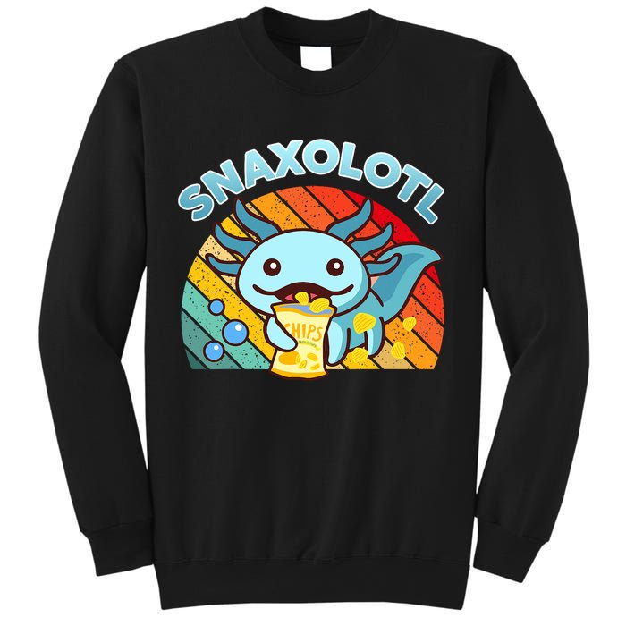 Snaxolotl Cute Axolotl- I Axolotl Questions Funny Sweatshirt