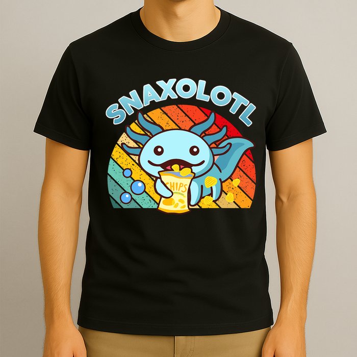 Snaxolotl Cute Axolotl- I Axolotl Questions Funny T-Shirt