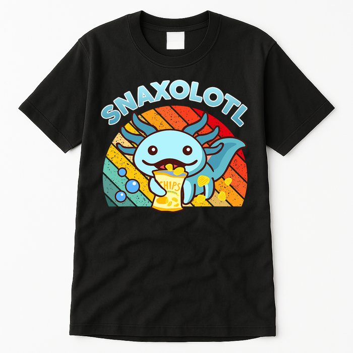 Snaxolotl Cute Axolotl- I Axolotl Questions Funny Tall T-Shirt