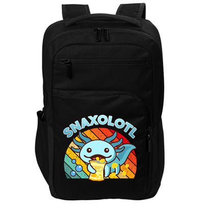 Snaxolotl Cute Axolotl- I Axolotl Questions Funny Impact Tech Backpack