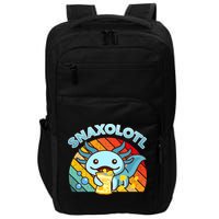 Snaxolotl Cute Axolotl- I Axolotl Questions Funny Impact Tech Backpack
