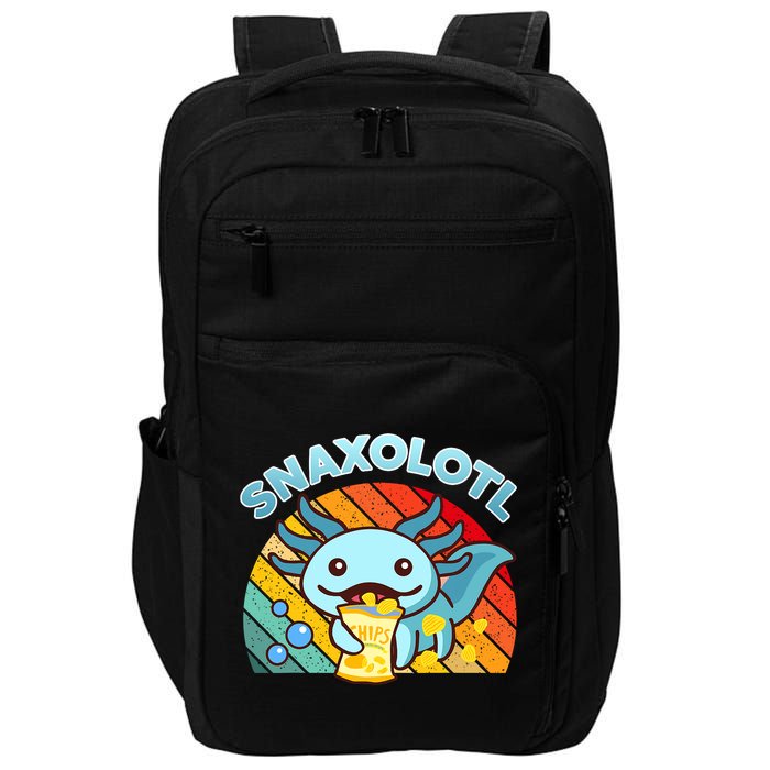 Snaxolotl Cute Axolotl- I Axolotl Questions Funny Impact Tech Backpack