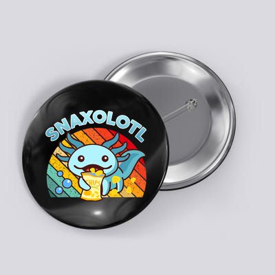Snaxolotl Cute Axolotl- I Axolotl Questions Funny Button