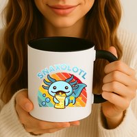 Snaxolotl Cute Axolotl- I Axolotl Questions Funny Mug