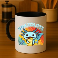 Snaxolotl Cute Axolotl- I Axolotl Questions Funny Mug