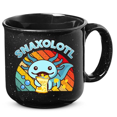 Snaxolotl Cute Axolotl- I Axolotl Questions Funny 15oz Campfire Ceramic Mug