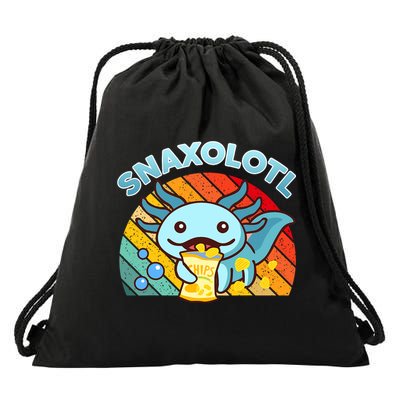 Snaxolotl Cute Axolotl- I Axolotl Questions Funny Drawstring Bag