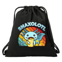 Snaxolotl Cute Axolotl- I Axolotl Questions Funny Drawstring Bag