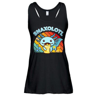 Snaxolotl Cute Axolotl- I Axolotl Questions Funny Ladies Essential Flowy Tank