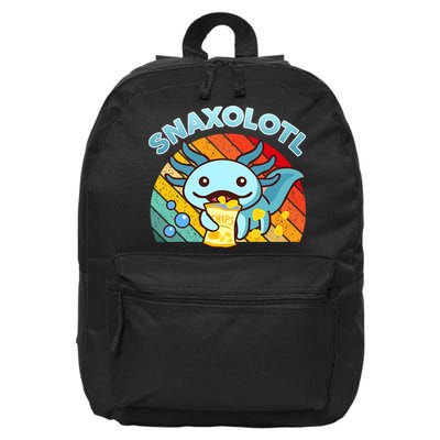 Snaxolotl Cute Axolotl- I Axolotl Questions Funny 16 in Basic Backpack
