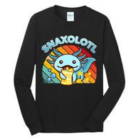 Snaxolotl Cute Axolotl- I Axolotl Questions Funny Tall Long Sleeve T-Shirt