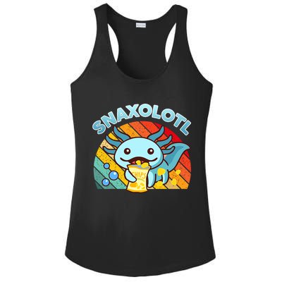 Snaxolotl Cute Axolotl- I Axolotl Questions Funny Ladies PosiCharge Competitor Racerback Tank